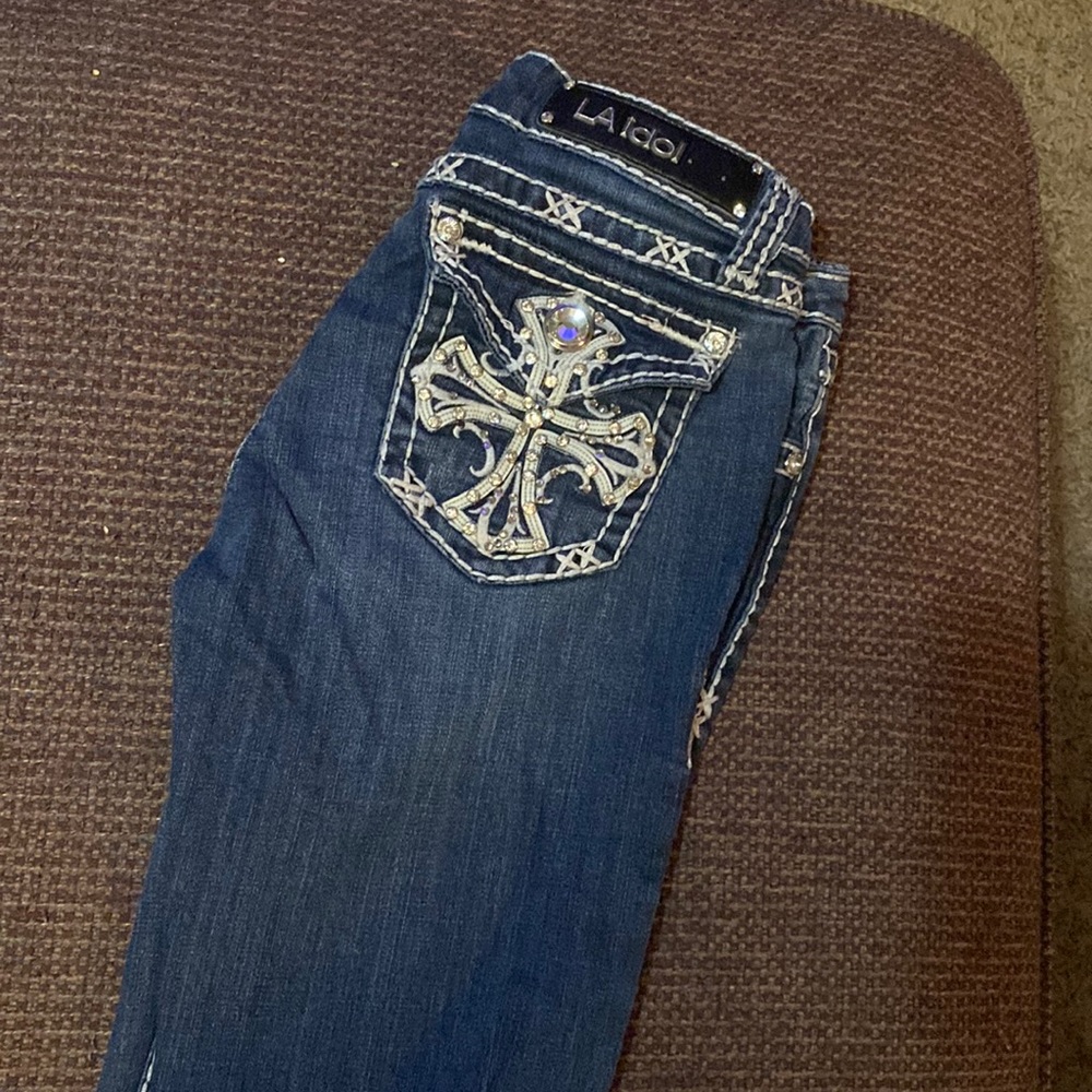 LA Idol Dark Blue Jeans